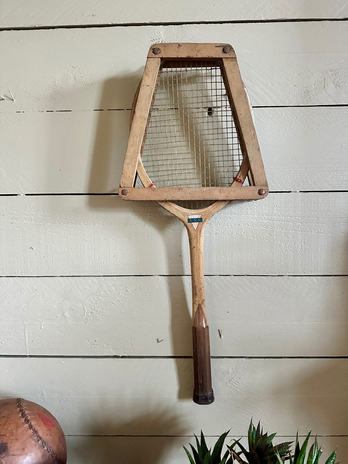 Old tennis racket