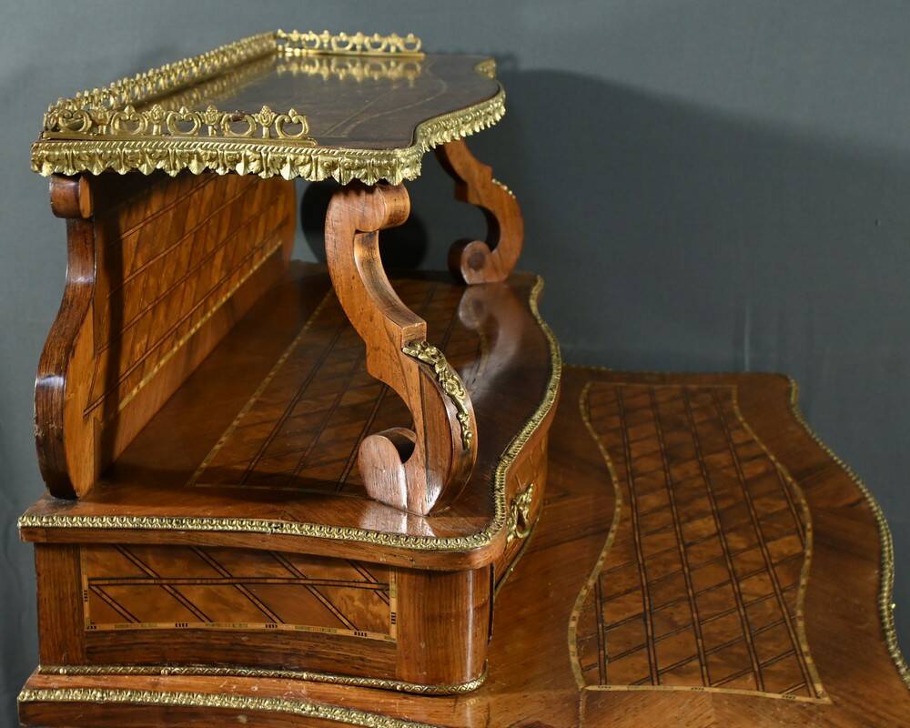 Rosewood Stepped Desk – Part 2, 19th Century