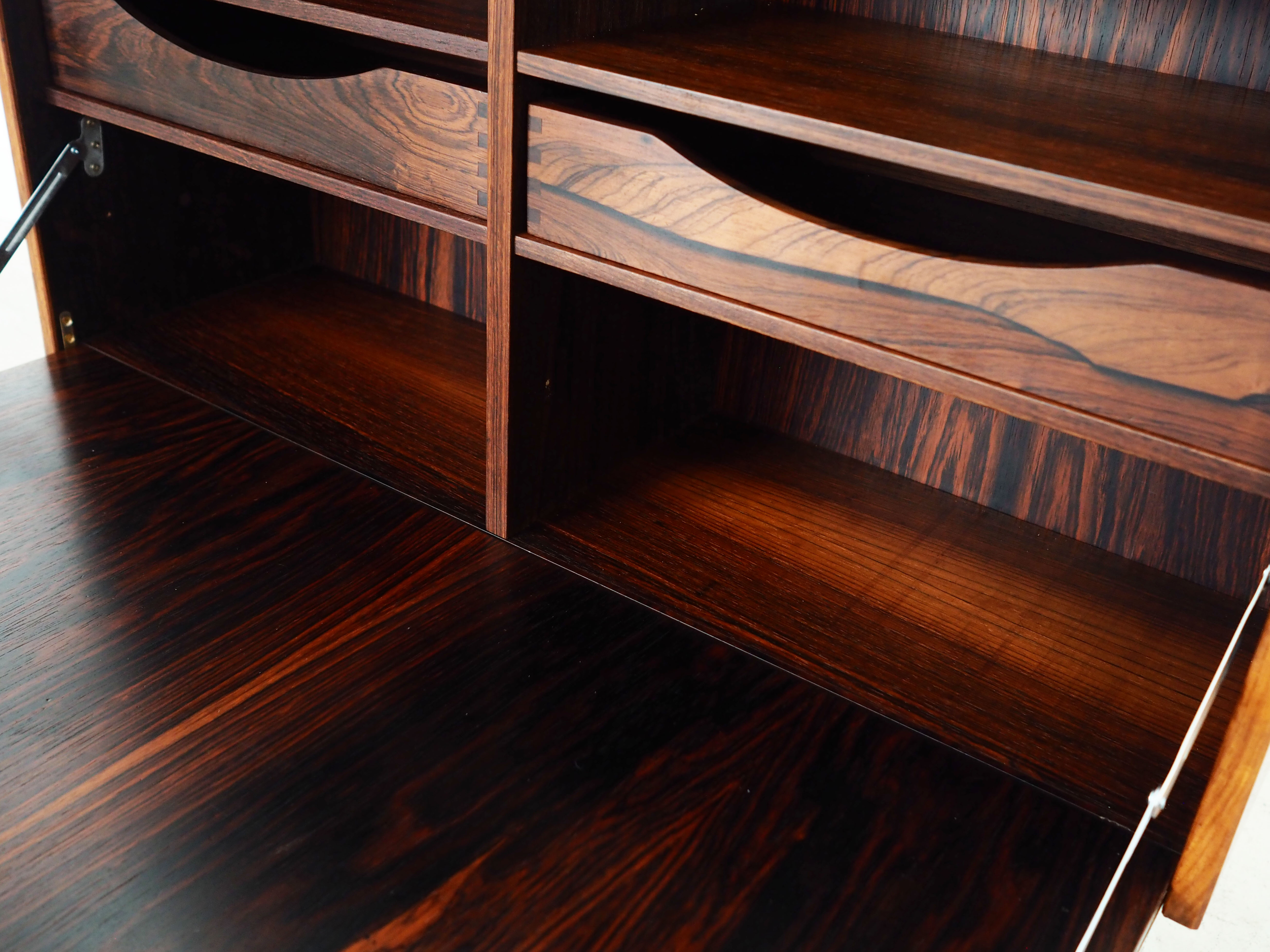 Rosewood cabinet, Danish design, 1970s, production: Horsens Møbelfabrik