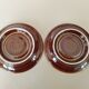 2 bistro coffee cups