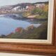 Oil painting on isorel Montlouis sur Loire - Rochecorbon Signed D Guiet