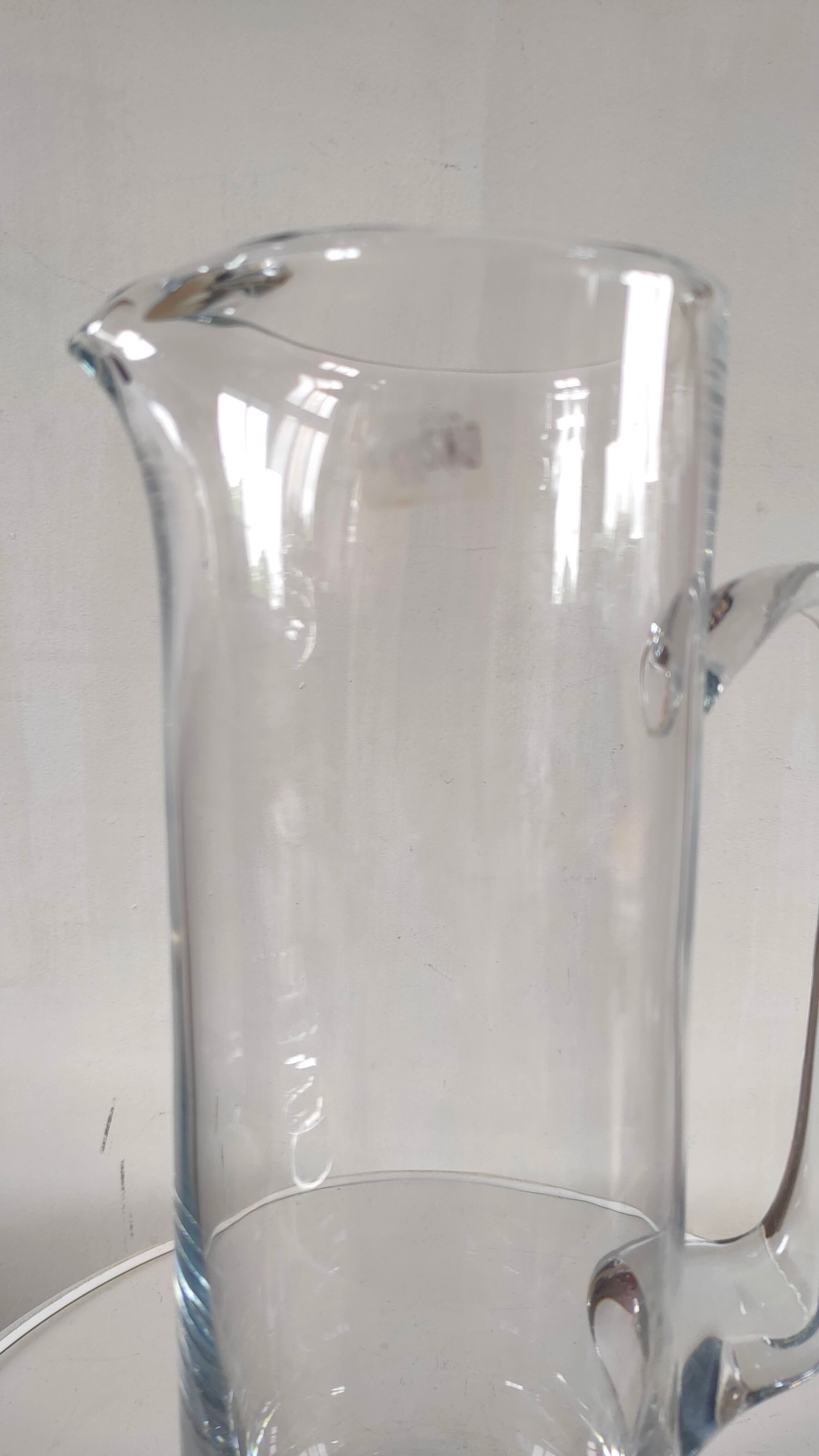 Glass pitcher Design Krosno 70s