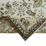 Handmade contemporary oriental 1970s 211 cm x 287 cm blue carpet