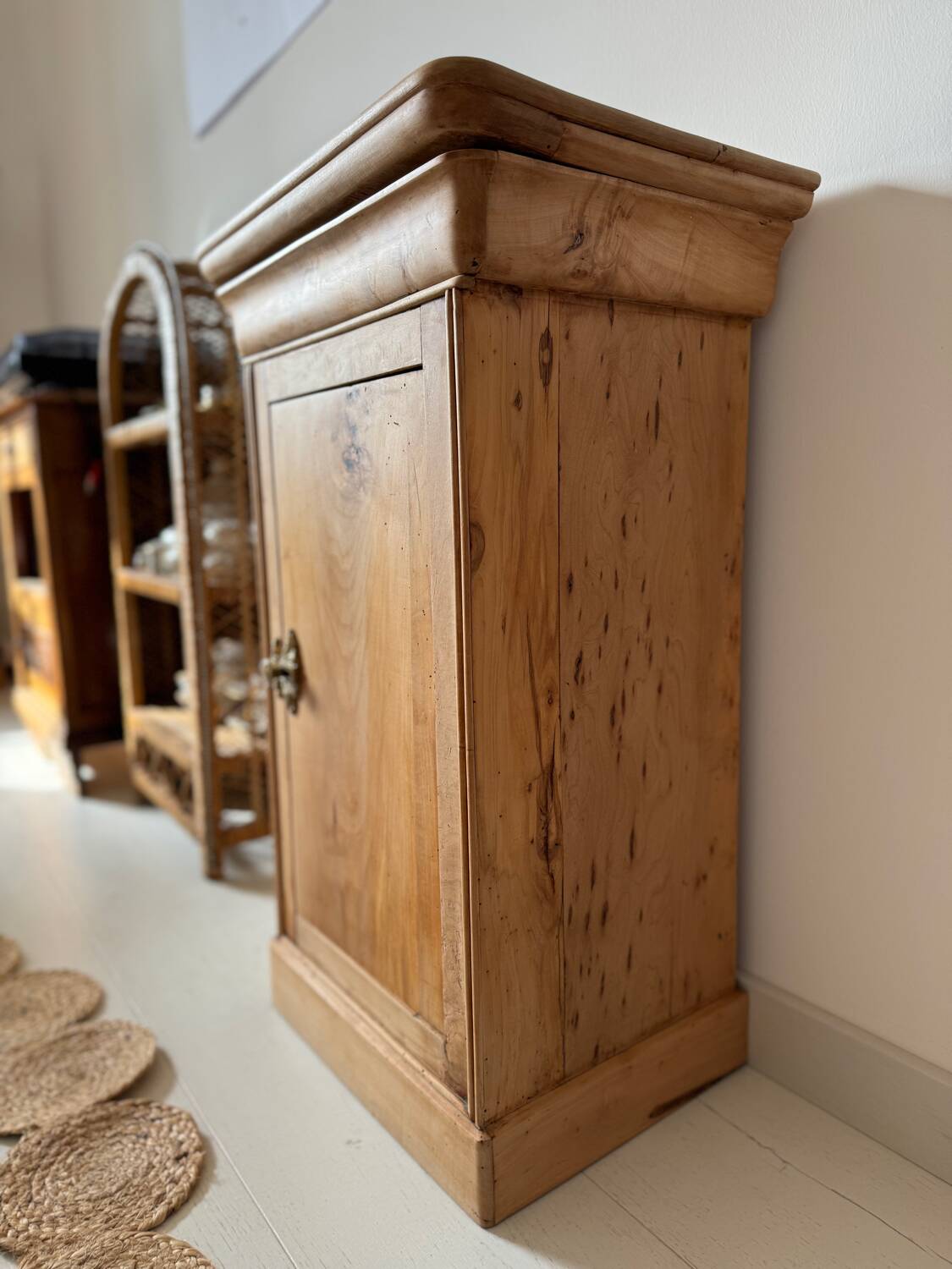 Old small jam cupboard or period bedside cabinet