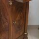 Empire-style bedside table in walnut