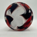 Flamed opaline vase