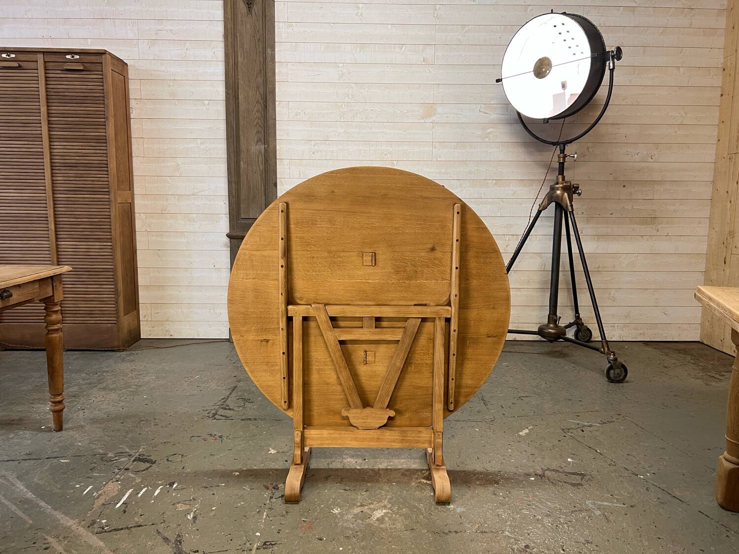 Table de vigneron en chêne