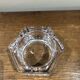 large vintage hexagonal ashtray