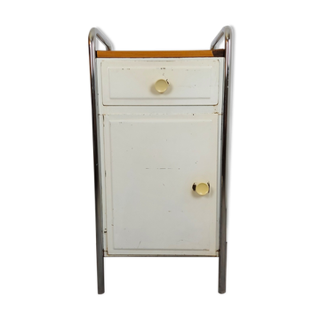 Metal Cabinet, 1970s back wheels
