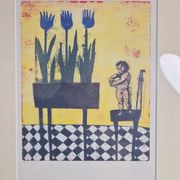 Eliza Kopec, Primavera, 1990s, Lithograph, Framed