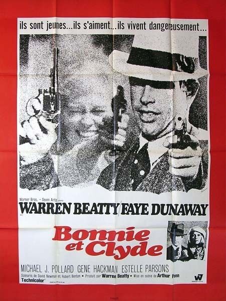 Cinema originale.1967.Bonnie And Clyde poster