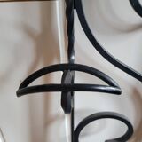 Porte manteau porte chapeau en fer forgé 1960