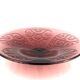 Centre de table en verre violet art déco, Le Verre Français, Charles Schneider, France, années 1930