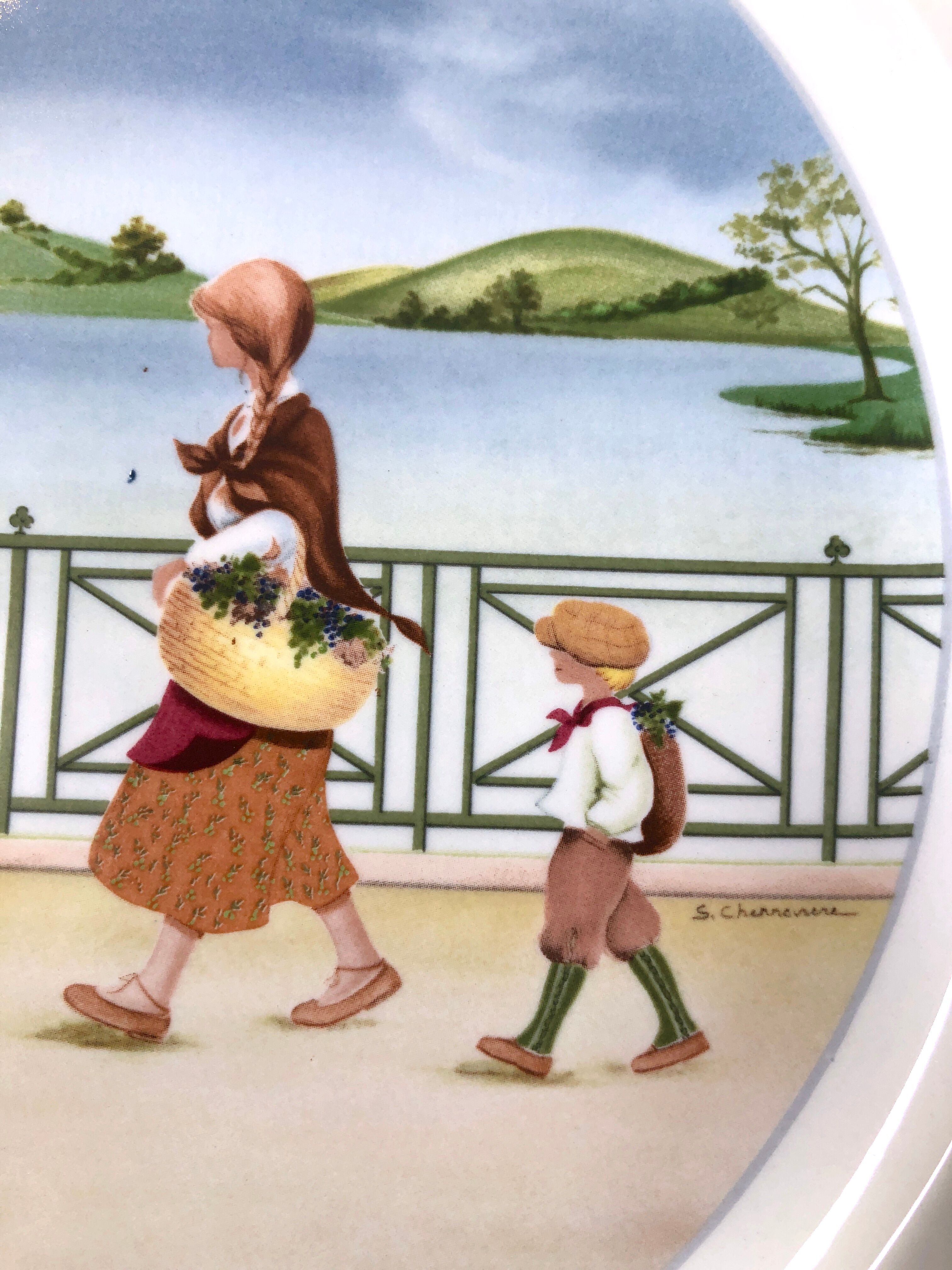 Villeroy et Boch collection plate - Autumn Season - Sabine Chennevière