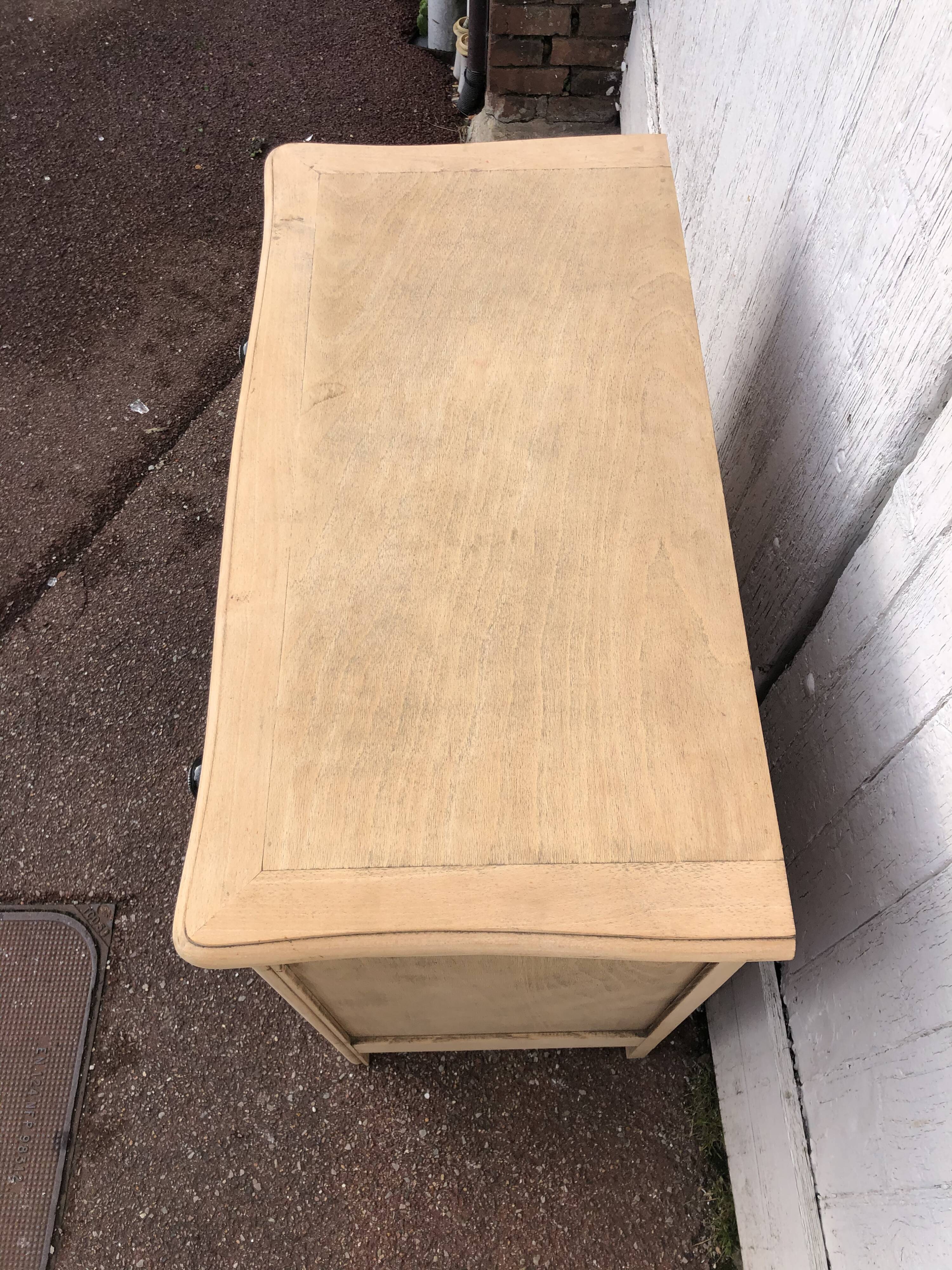 Commode 3 tiroirs vintage bois brut