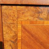 Bedside Louis XVI marble and marquetry