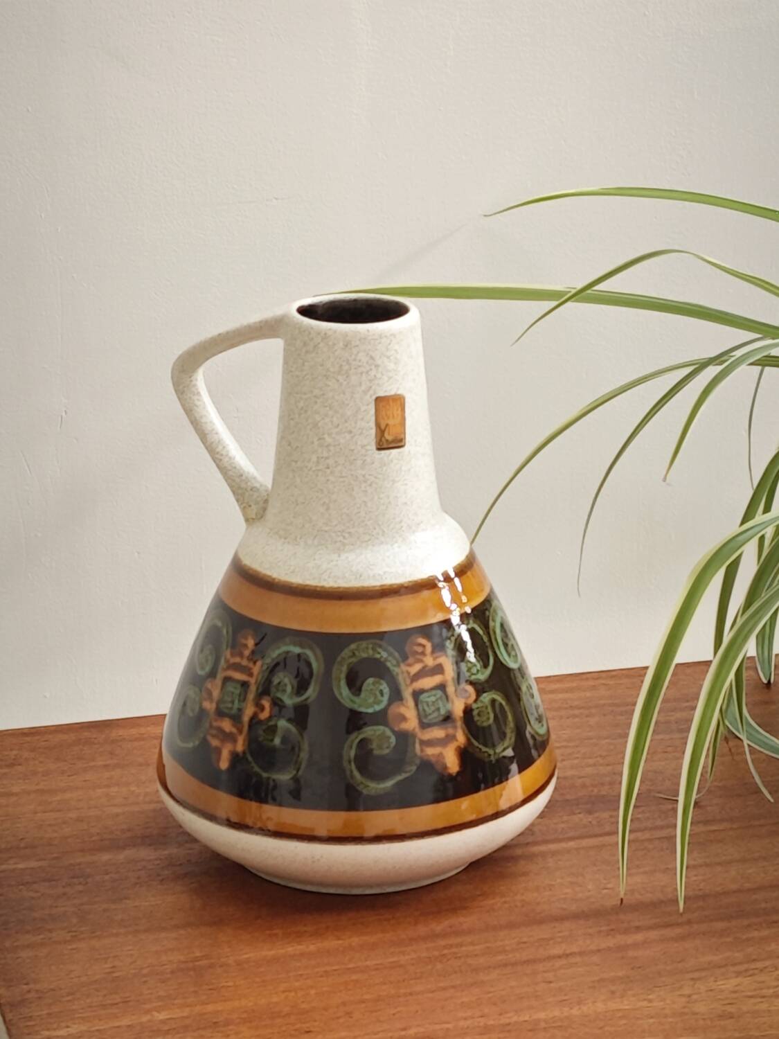 West Germany vase 310 - 22 Dumler and Breiden ochre green