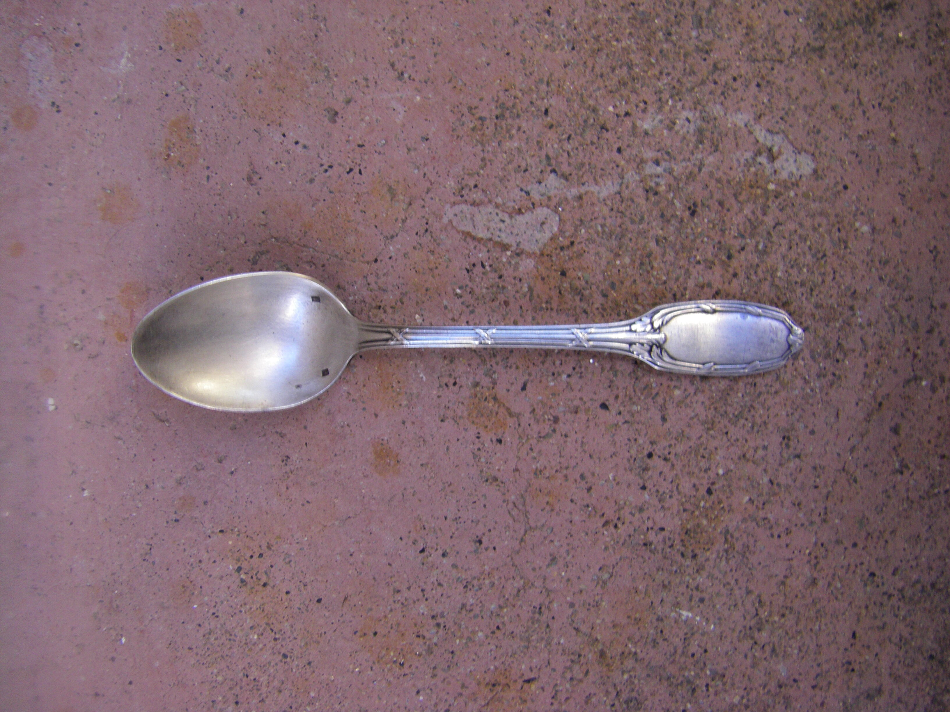 Series of six small spoons.