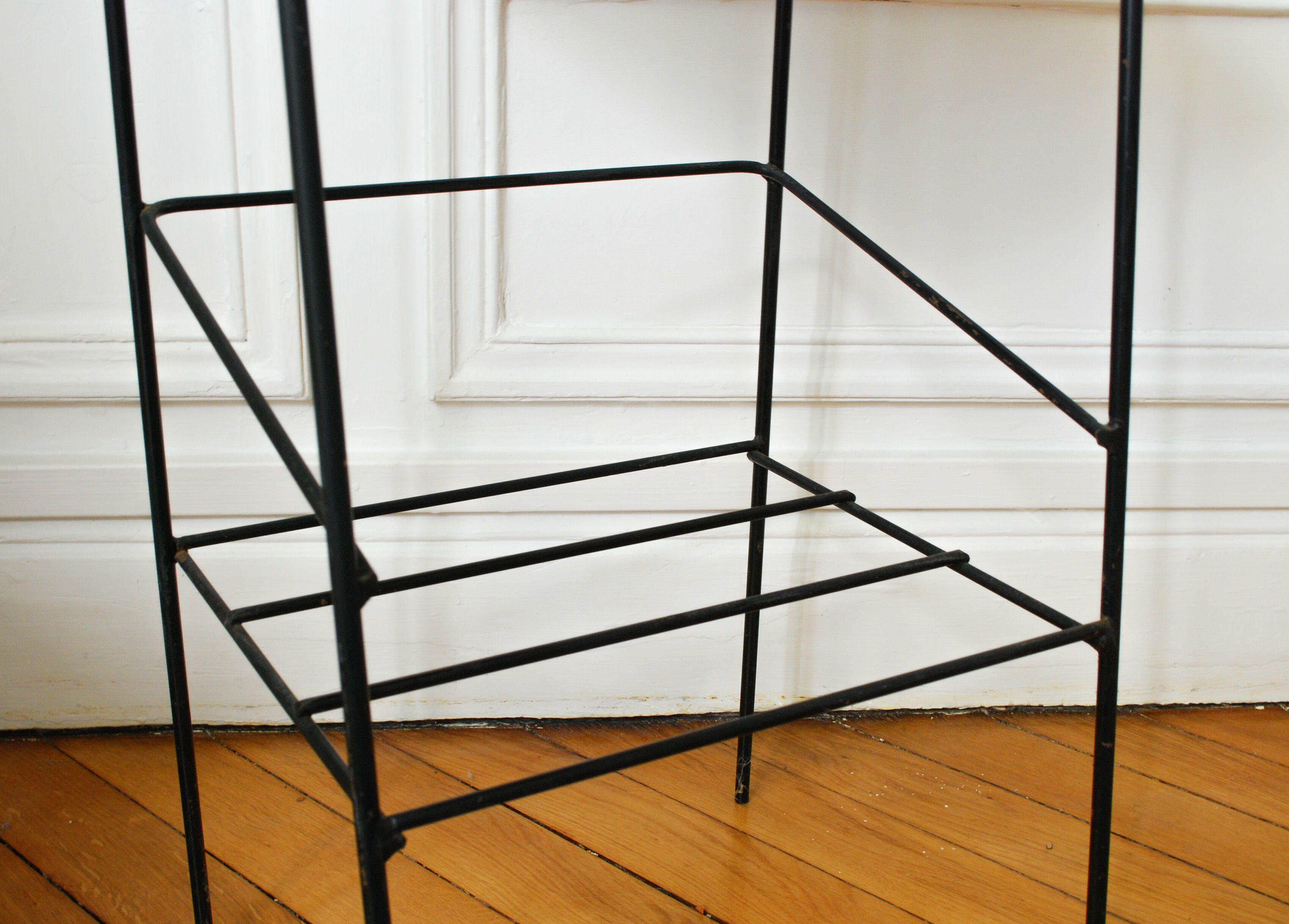 Table d'appoint bois et métal