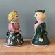 Pair of earthenware sconces signed Borderie - Szekely