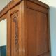 3-door Art Deco Parisian wardrobe and bevelled mirror