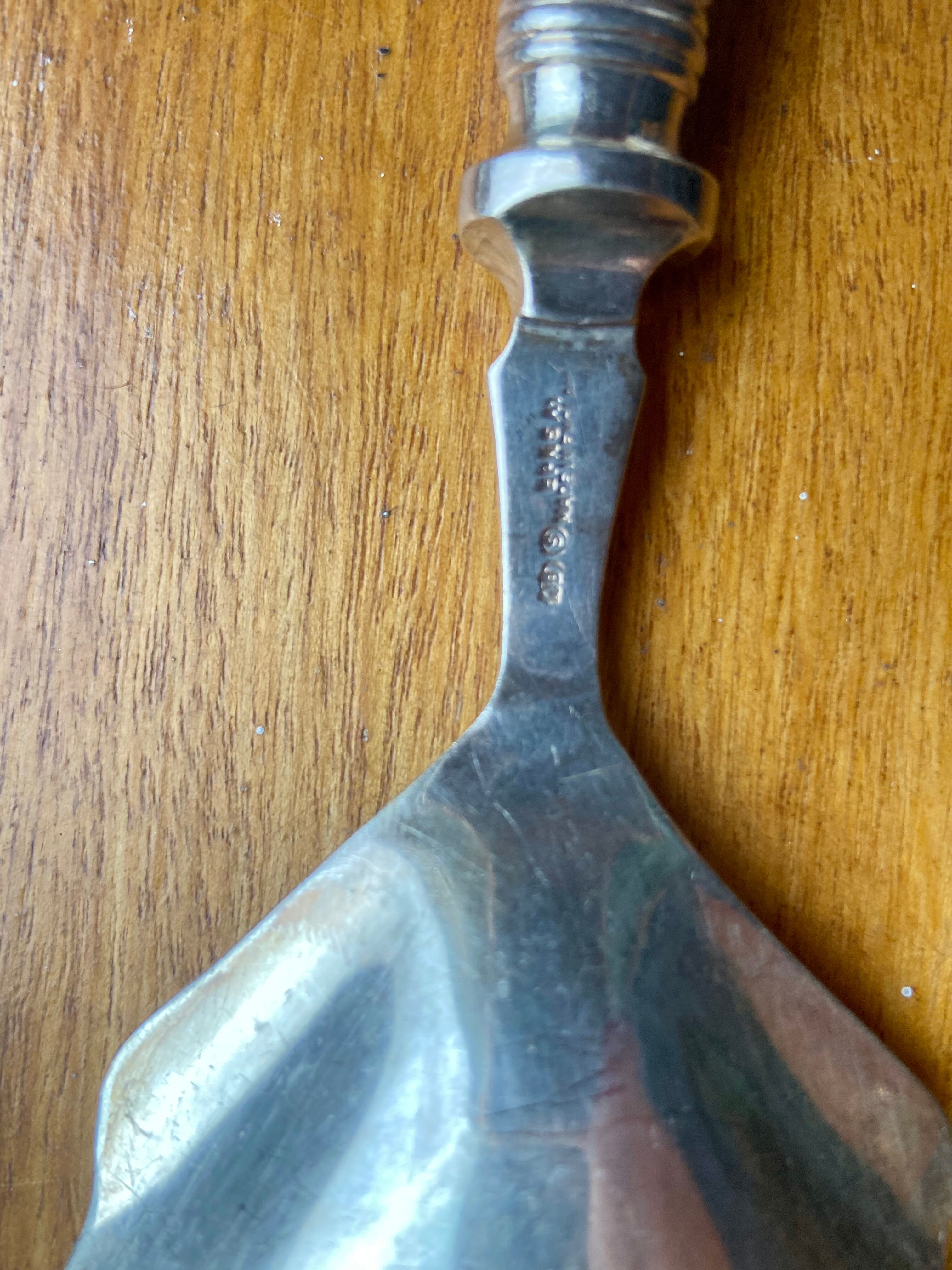 Silver plated hors d'oeuvre service