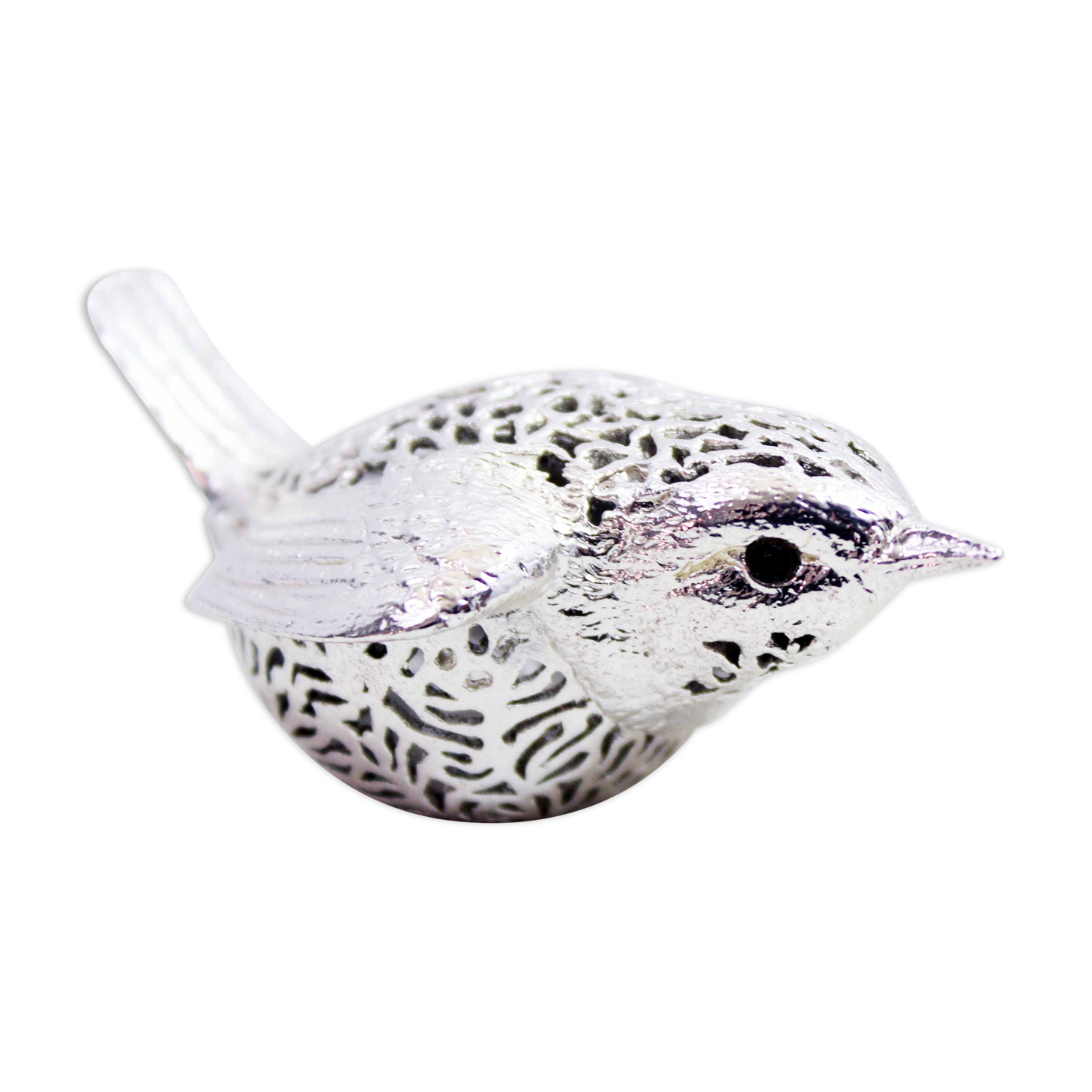 Oiseau de christofle en métal argenté paris