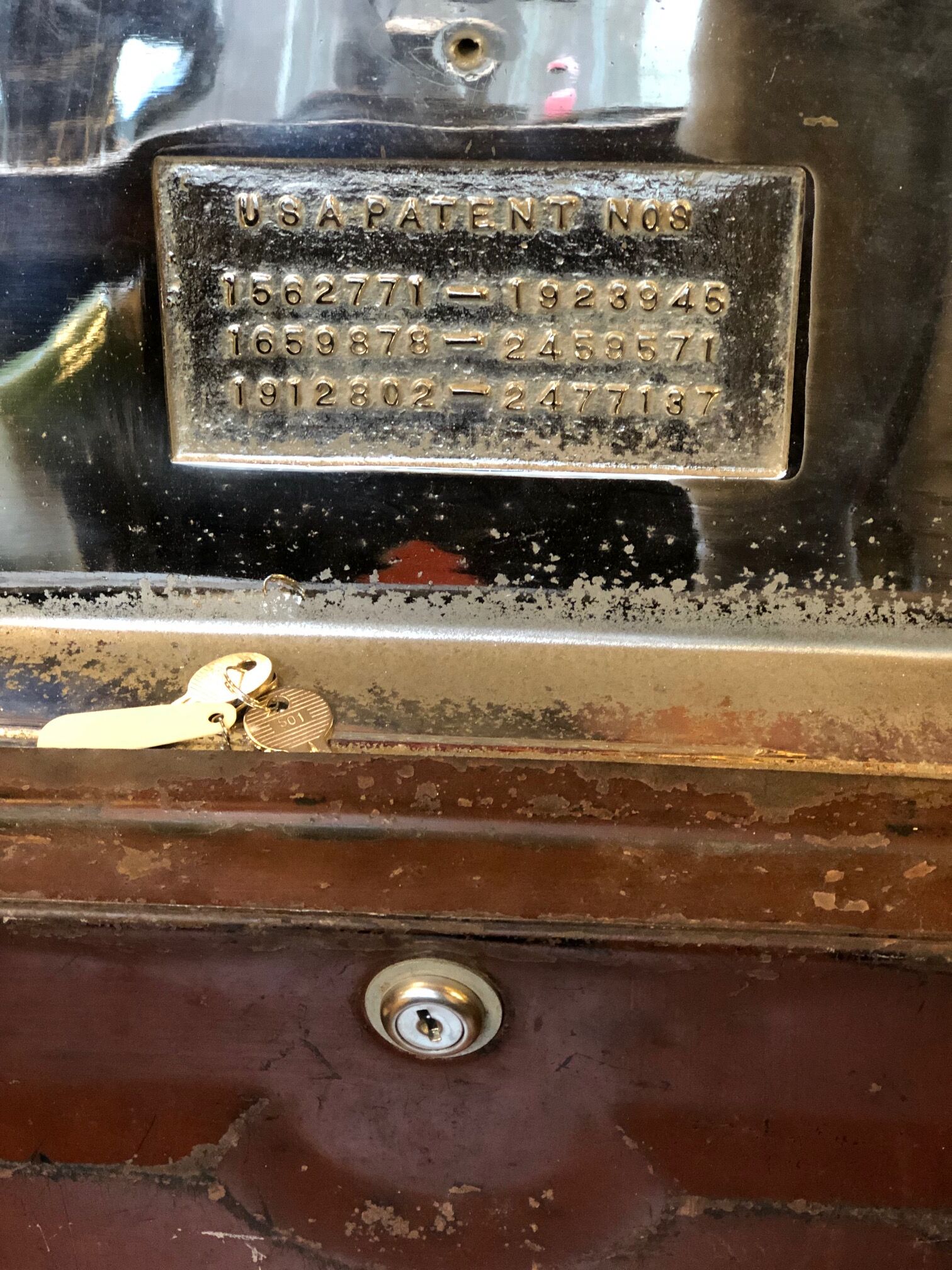 Jennings slot machine at Indian head