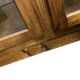 Vitrine vintage robuste en bois / armoire