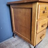 Vintage schoolmaster desk from the 1950s