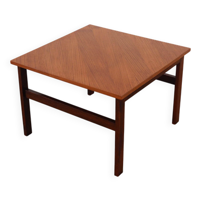 Table basse danoise en acajou, années 1970