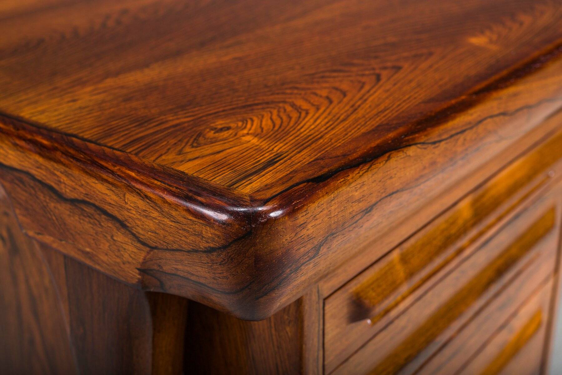 Danish modern executive desk by Ib Kofod Larsen for Faarup Møbelfabrik, 1960