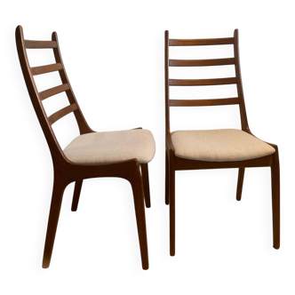 Pair of chairs by Kai Kristiansen, Denmark, 1960