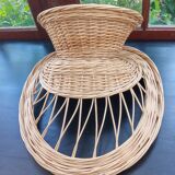Fauteuil rotin enfant