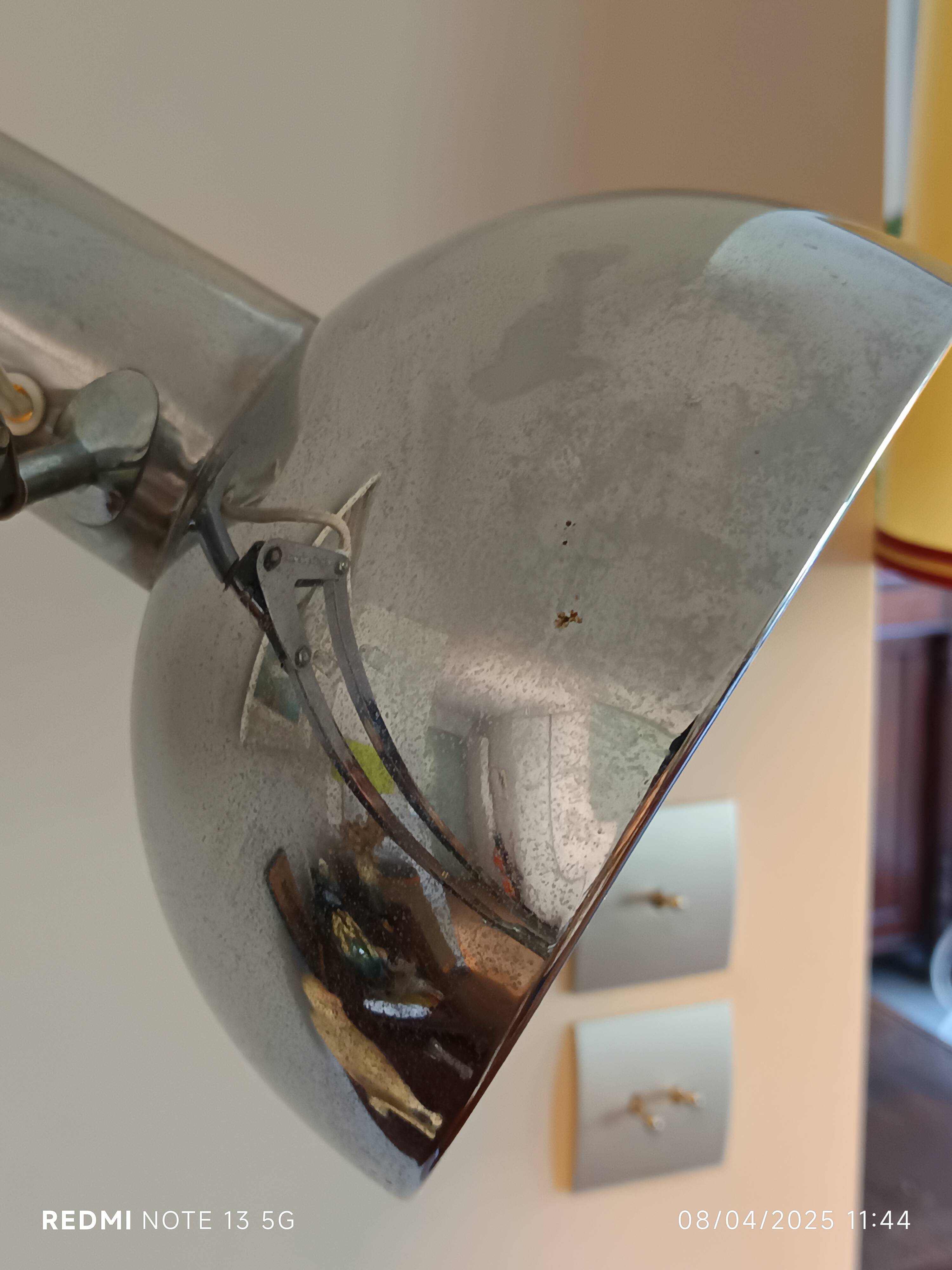 Rare Poulsen architect lamp – Bert Gansel-Boysen – Chrome model 1972