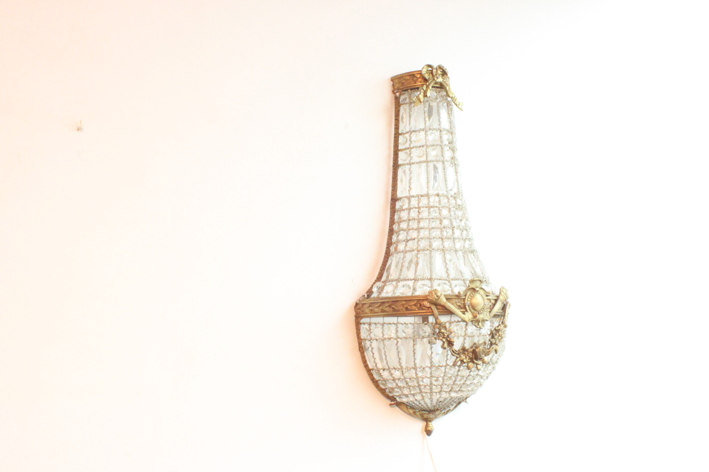 Sac a perles montgolfière wall sconces, 1940
