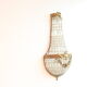 Sac a perles montgolfière wall sconces, 1940