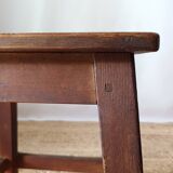 Tabouret campagnard en bois ancien