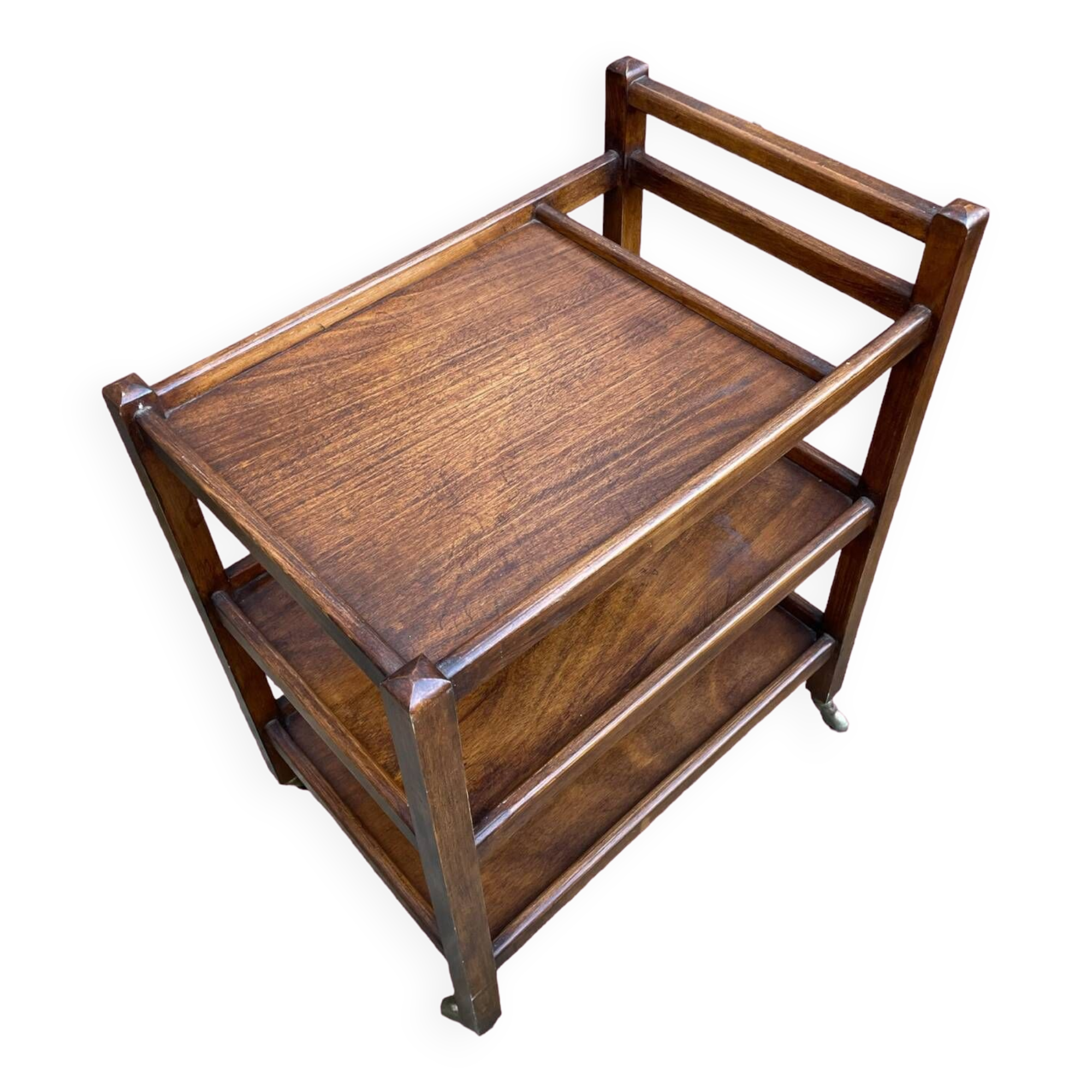 Vintage trolley on wheels, circa 1960