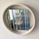 White ‘DZ84’ mirror by Benno Premsela for ‘t Spectrum, The Netherlands 1950's