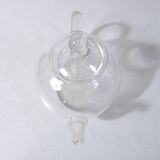Minimalist design glass teapot
