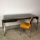 Metal and rosewood desk by Claude Gaillard for Ligne Roset 70'S