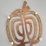 Dessous de plat pomme laiton