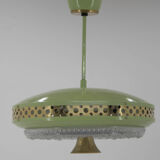 Space Age Metal Pendant by LUDIB Bratislava, Czechoslovakia, 1960s