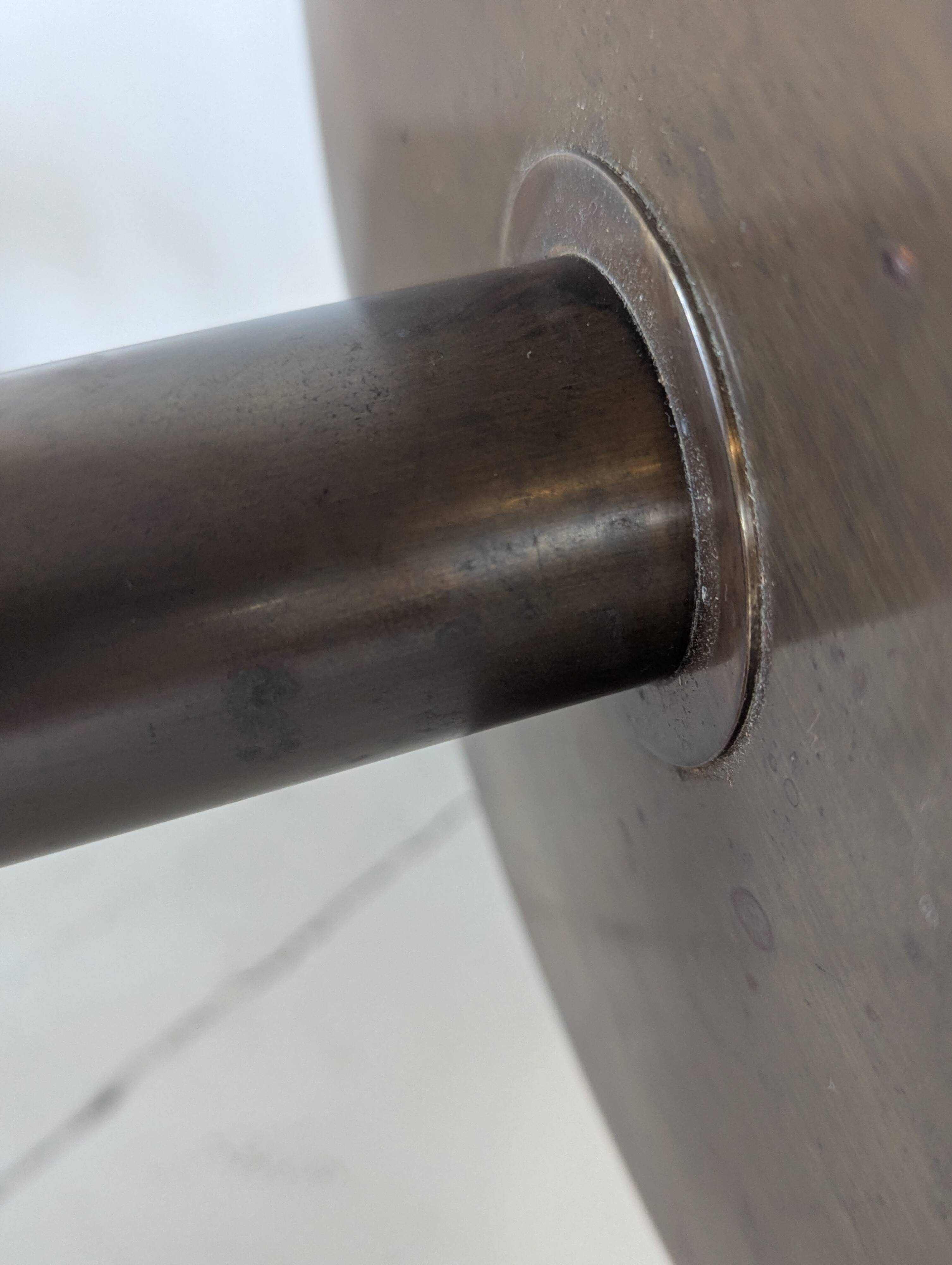 Lampadaire en laiton , 1970