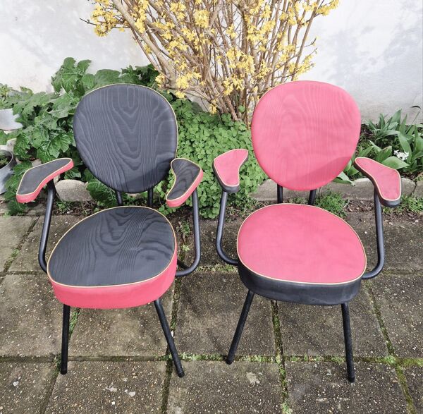 Paire de fauteuils 1950