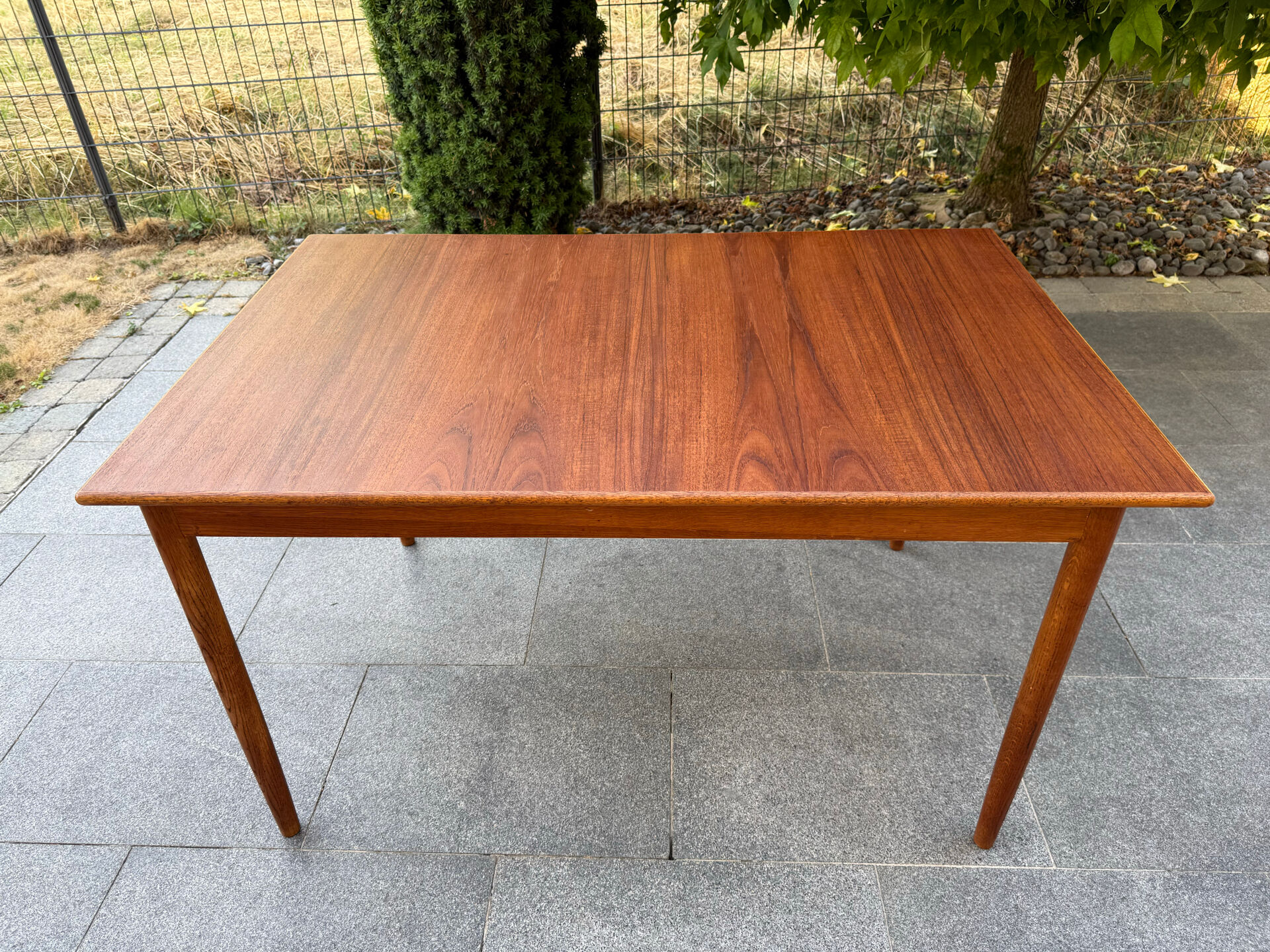 Scandinavian extendable dining table 1960