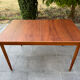 Scandinavian extendable dining table 1960