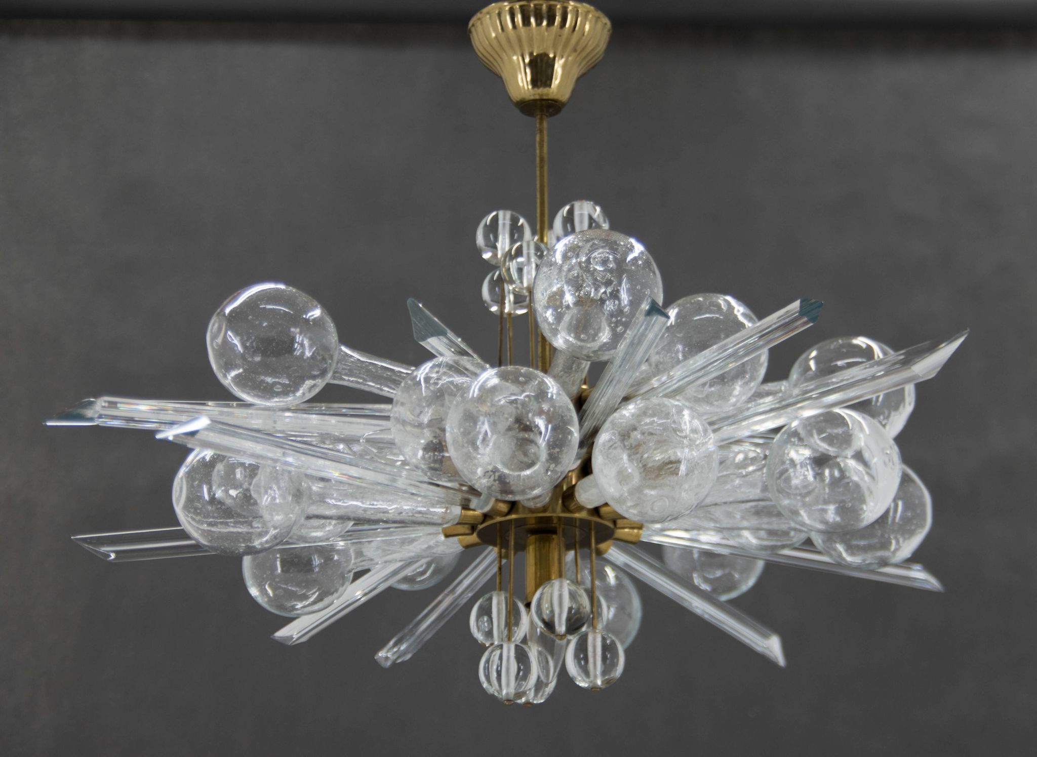 Extraordinary Art and Design Chandelier by Rene Roubicek, 1960s