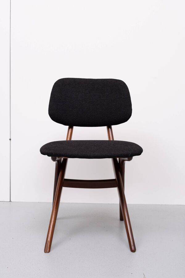 Chaises de salle à manger hollandaises Louis par Van Teeffelen pour Wébé, 1959, lot de 8